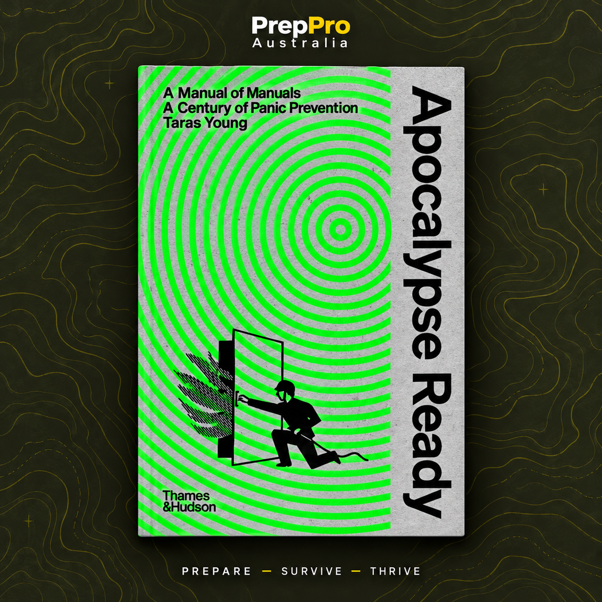Apocalypse Ready: A Century of Panic Prevention Book – complete product in square layout