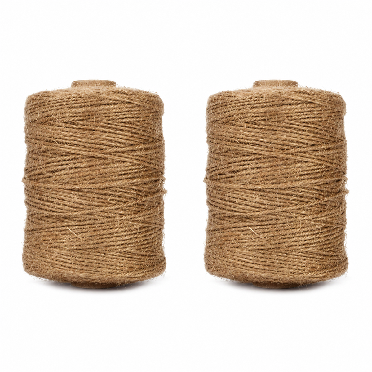 Natural Jute Twine - 2 x 152m Rolls (304m Total)