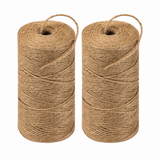 Natural Jute Hemp Rope - 2 x 200m Rolls