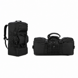 3-in-1 Duffle Bag Messenger Pack Military Tactical Backpack -Black – complete product in square layout