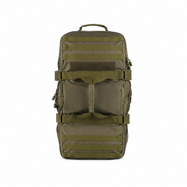 3-in-1 Duffle Bag Messenger Pack Military Tactical Backpack -Green