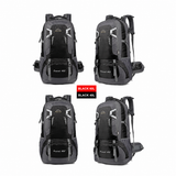 40L Waterproof Outdoor Hiking Backpack Camping Outdoor Trekking Bag(Black)
