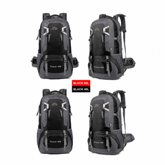 40L Waterproof Outdoor Hiking Backpack Camping Outdoor Trekking Bag(Black)