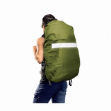 High-Visibility Backpack Rain Cover with Reflective Strip Water-Resistant - M