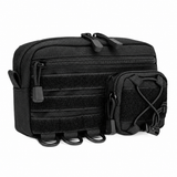 Bike Bag / Fanny Pack Organiser, Waterproof Oxford – complete product in square layout