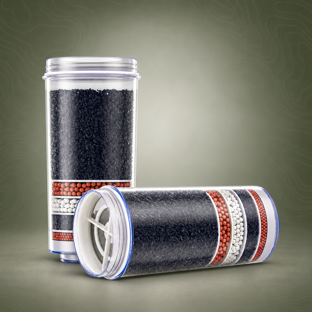 Devanti 7-Stage Replacement Water Filter Cartridges, 2 Pack