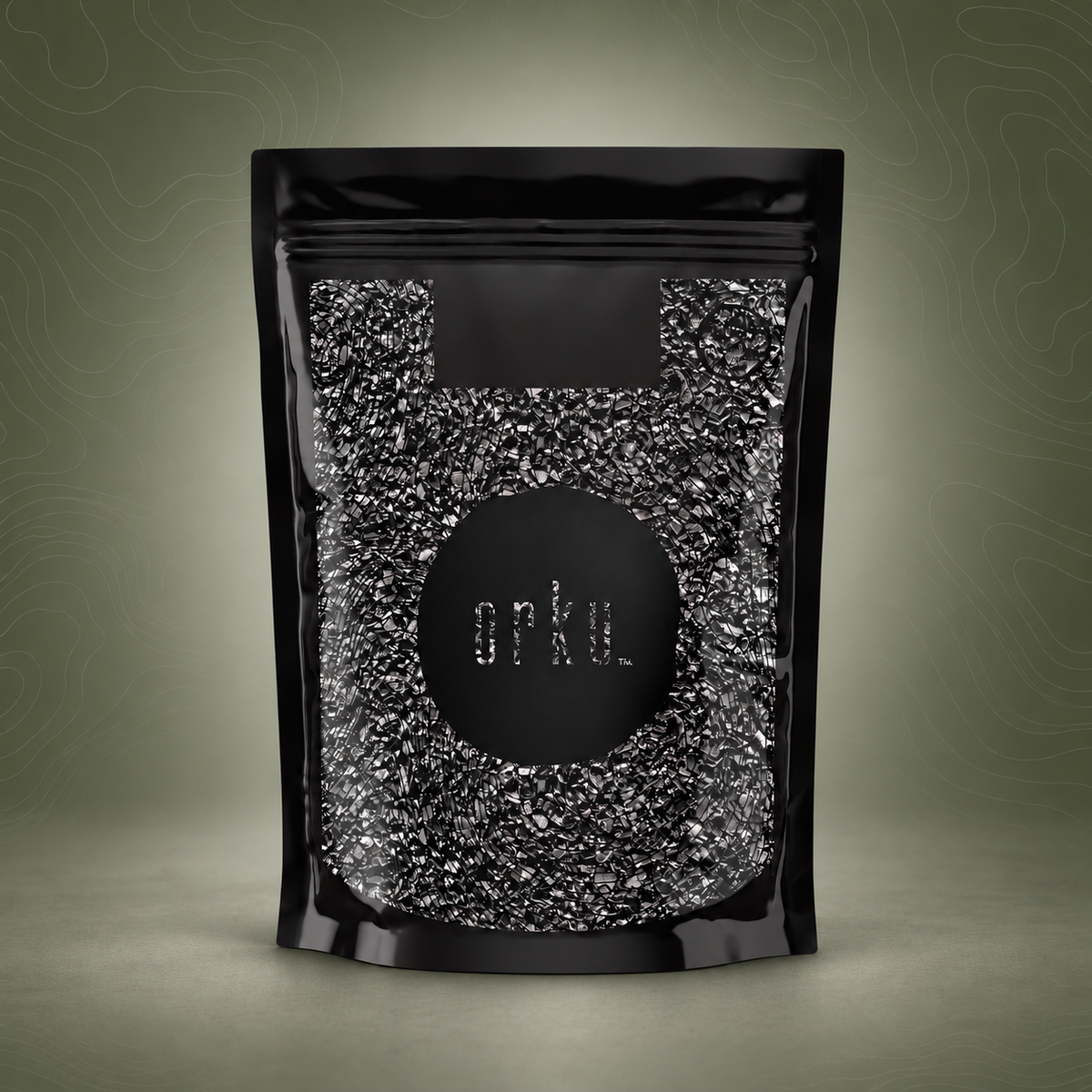 Orku Granular Activated Carbon (GAC), Coconut Shell Filter Media, 1kg