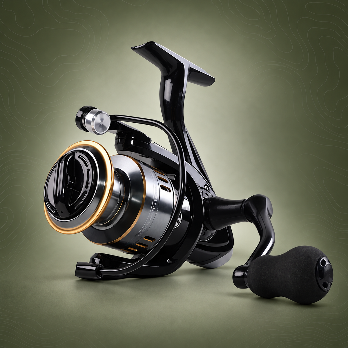 HE Series Metal Spinning Fishing Reel, 7000 Size