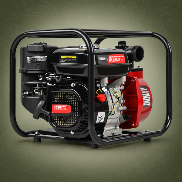 Giantz 210cc Petrol Water Transfer Pump, 50mm Outlet, 30,000L/h