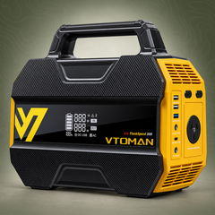 VTOMAN FlashSpeed 300 Portable Power Station, 230Wh LiFePO4, 300W AC