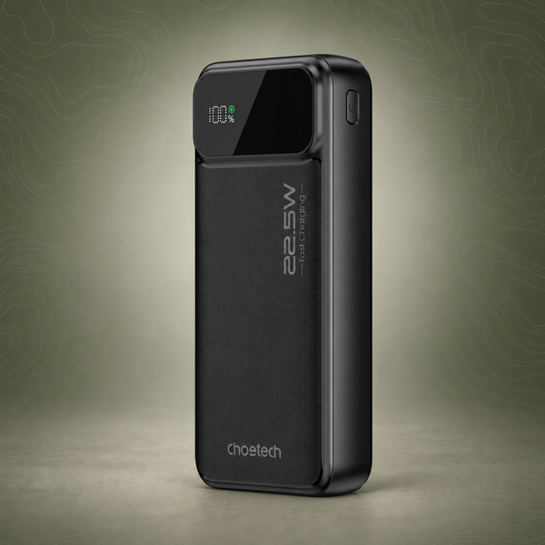 CHOETECH B729 20000mAh Power Bank, 22.5W Fast Charging, Digital Display