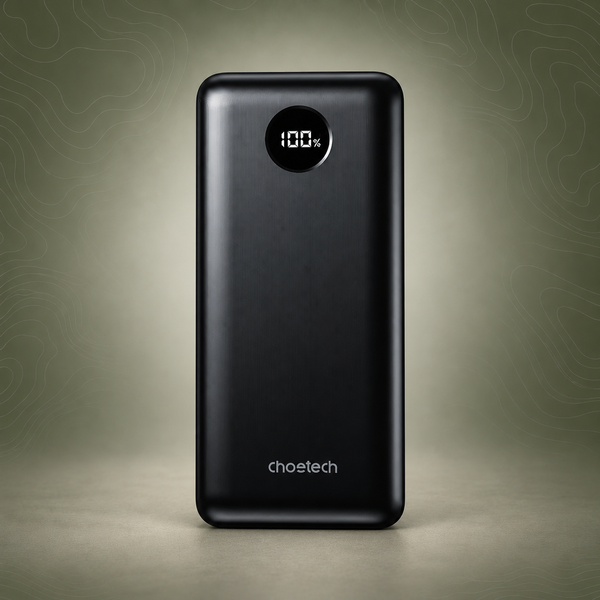 CHOETECH B653 20000mAh Power Bank, 45W USB-C PD Laptop Charging