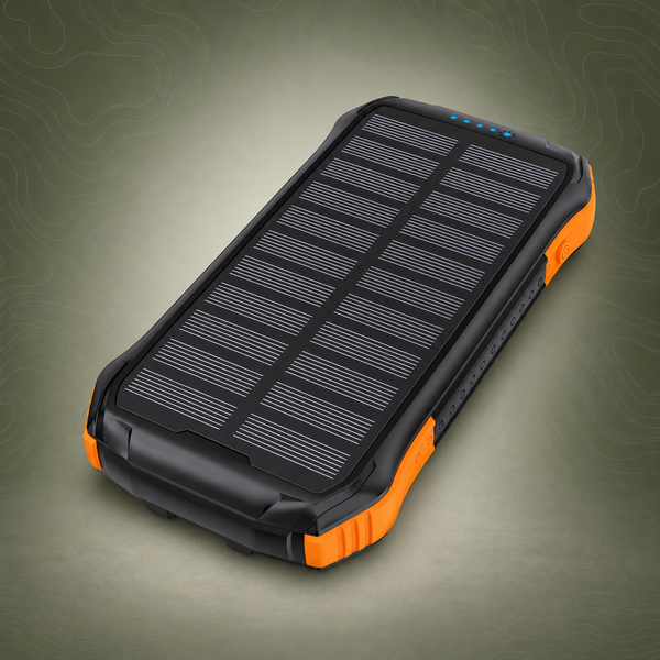 CHOETECH B659 10000mAh Solar Power Bank with Wireless Charging & Torch