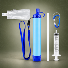 Outdoor Survival Straw Water Filter Pack