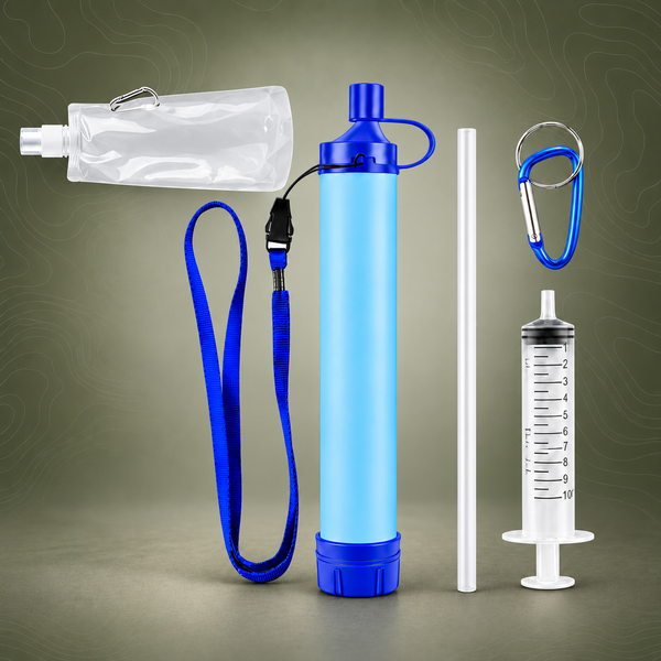 Outdoor Survival Straw Water Filter Pack