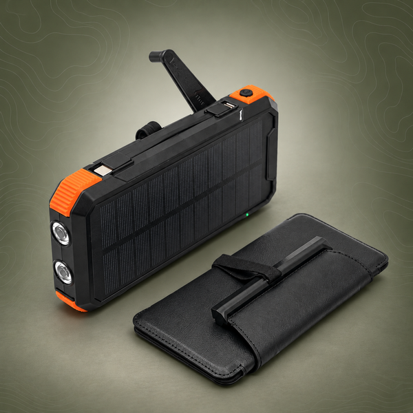 20,000mAh Solar Power Bank – Rugged Off‑Grid Charger | PrepPro