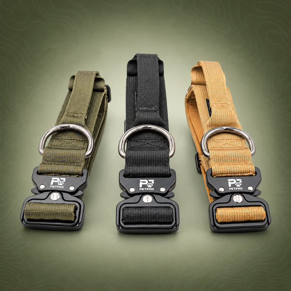 Tactical Dog Collar – Heavy‑Duty, Adjustable Fit | PetPro
