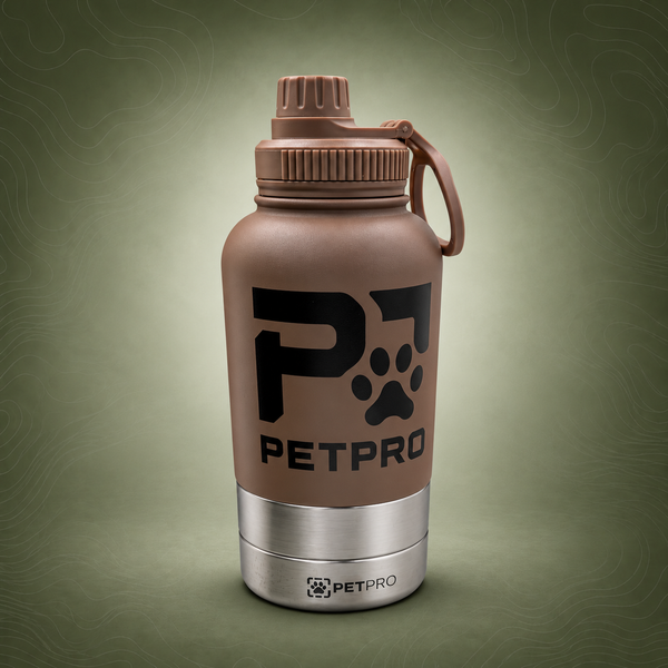 Dual-Purpose Pet Travel Bottle with Magnetic Carry Bag