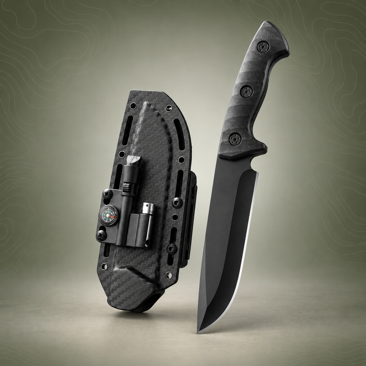 XR‑B01 Portable D2 Stainless Utility Knife – Outdoor Use