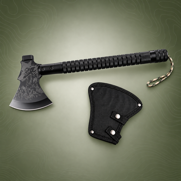 Wolf Survival Axe – Rugged Outdoor Tool | PrepPro