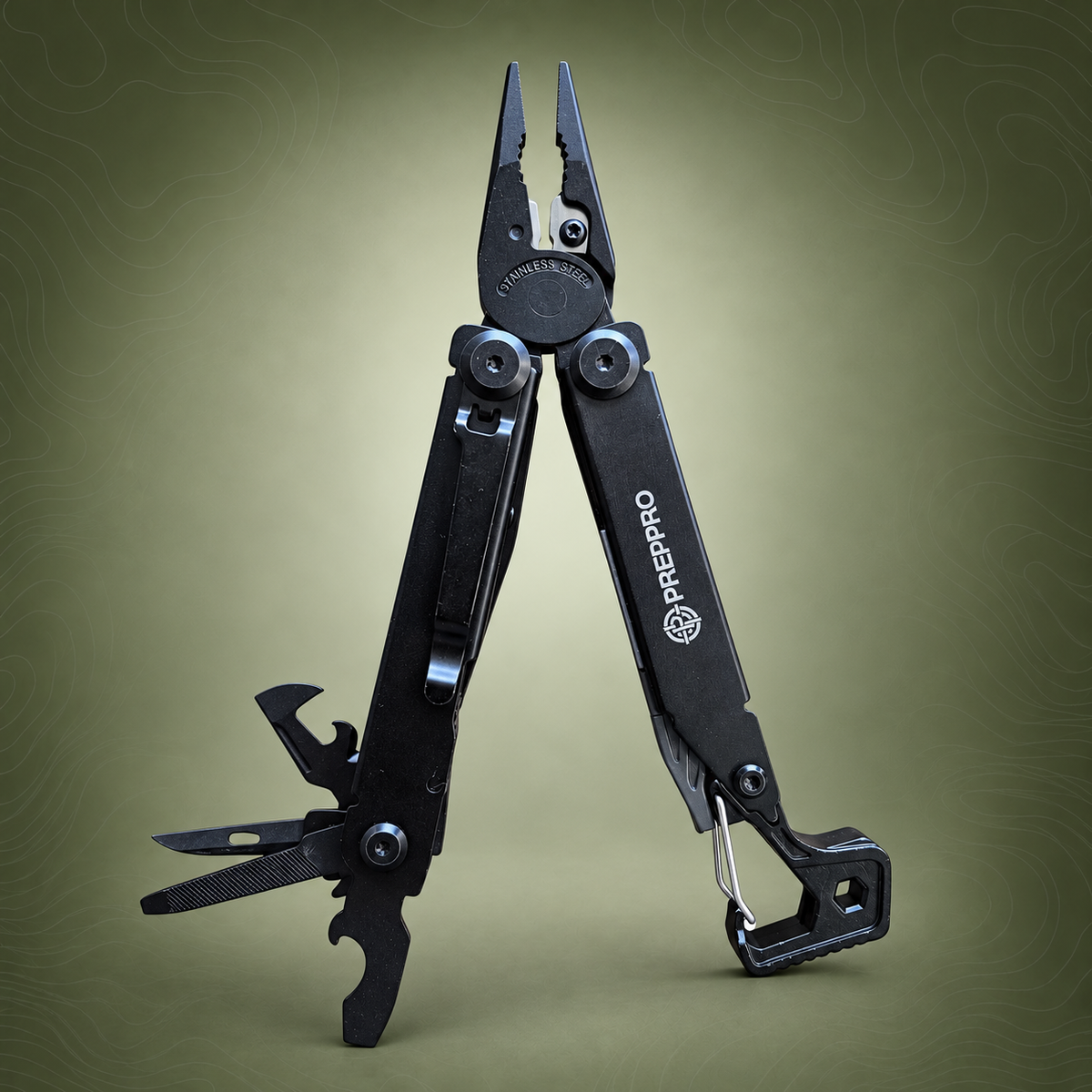 All‑in‑One Tactical Multitool – Compact Outdoor Utility