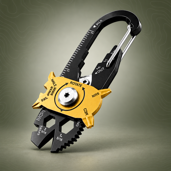 20‑in‑1 Carabiner Multi‑Tool – Compact Utility | PrepPro