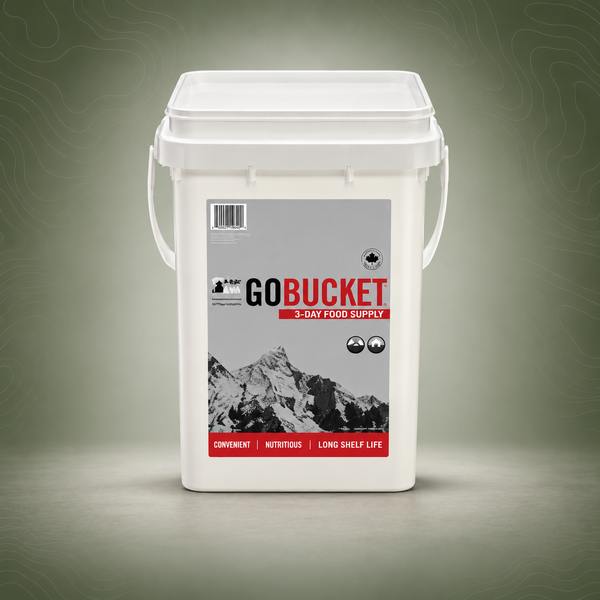 GoBucket 3‑Day Emergency Food Supply Kit – Gourmet Rations