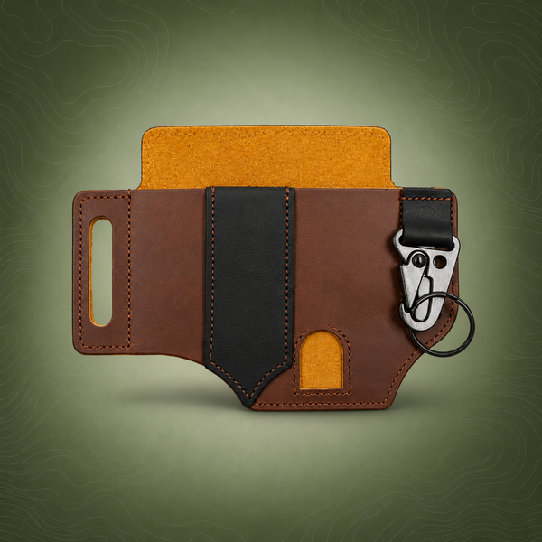 Leather Belt Sheath – Multi‑Tool Utility Holster | PrepPro