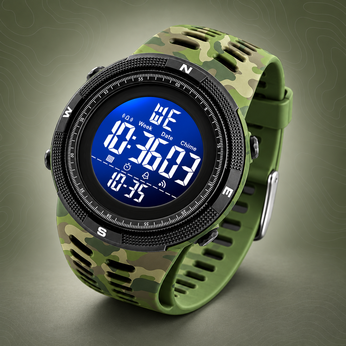 Camouflage Outdoor Watch – Rugged Field Design