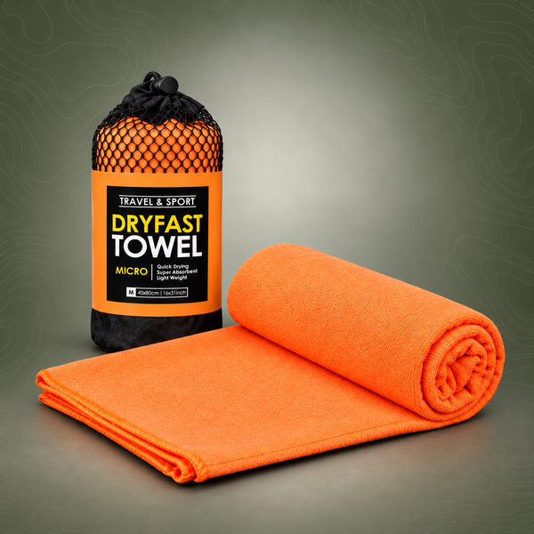 DryFast Microfibre Travel & Sport Towel 40×80cm