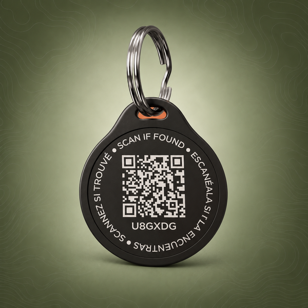Smart QR Pet ID Tag – Scan to Locate & Reunite