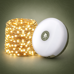Solar Camping Lantern with 10m LED Light Strip | PrepPro