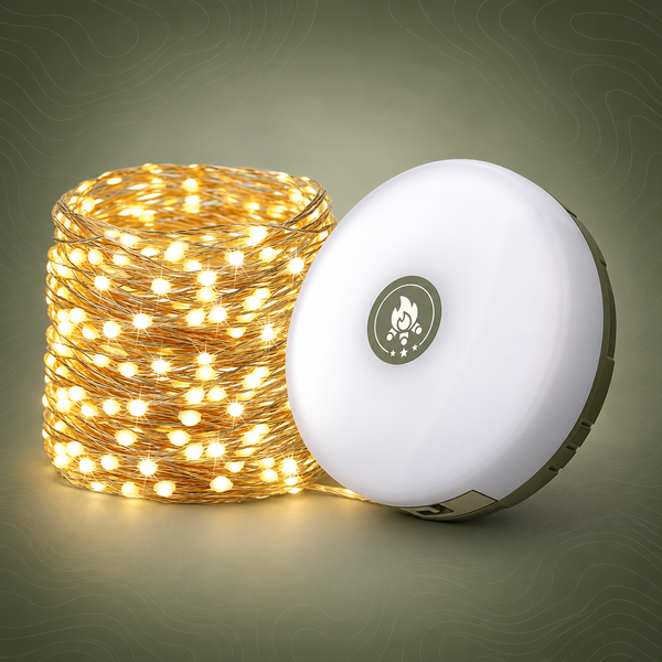 Solar Camping Lantern with 10m LED Light Strip | PrepPro