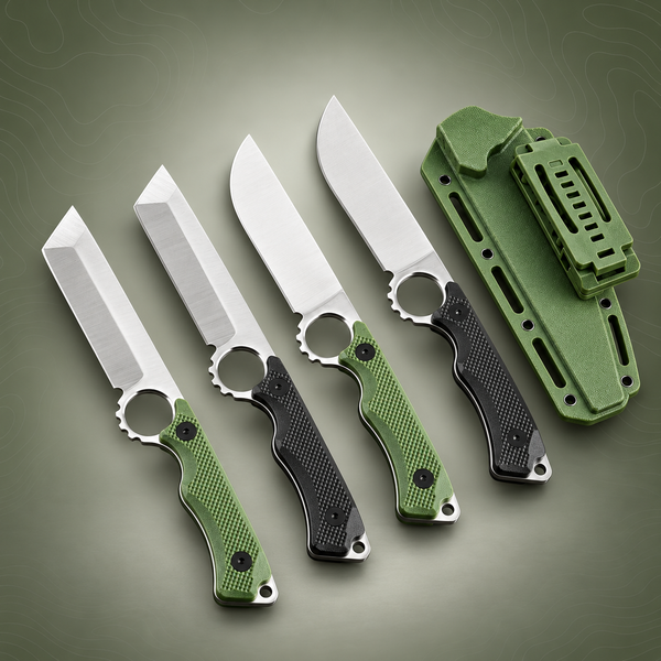 Ring‑Grip Fixed Blade Utility Knife – Zulu | PrepPro