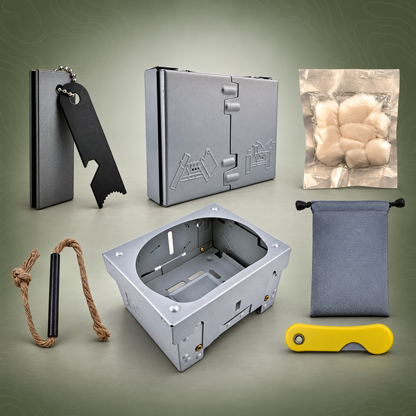Compact Survival Fire Starter Kit – All‑in‑One Ignition and Cooking