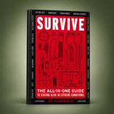 Survive: Guide to Staying Alive in Extreme Conditions Book — PrepPro subtle topography main image