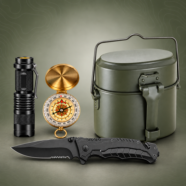 30‑Piece Outdoor Survival and Mess Kit | PrepPro
