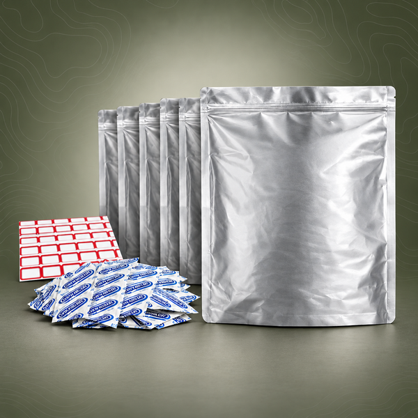 19L Mylar Food Storage Bag set with Oxygen Absorbers | PrepPro Australia