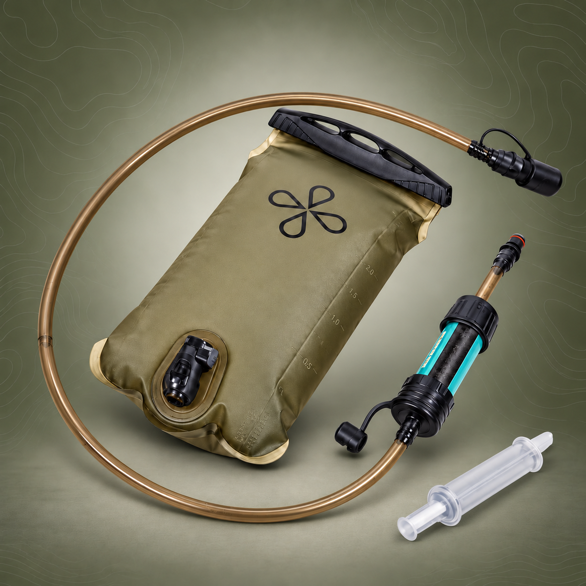Puribag - Adventure Hydration Bladder 2L Water Purification System