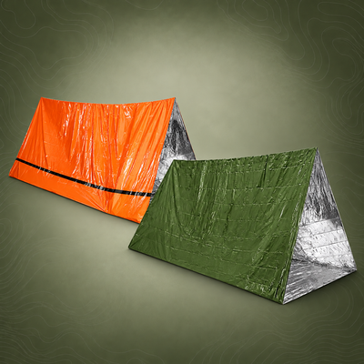 6-Piece Emergency Shelter Survival Set – Ponchos, Bivvies & Tent Kit