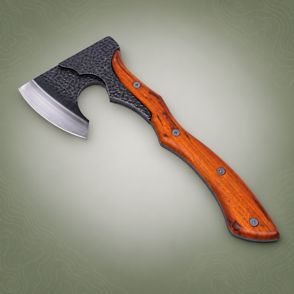 Forged Full-Tang Viking Axe – High Carbon Steel Outdoor Axe