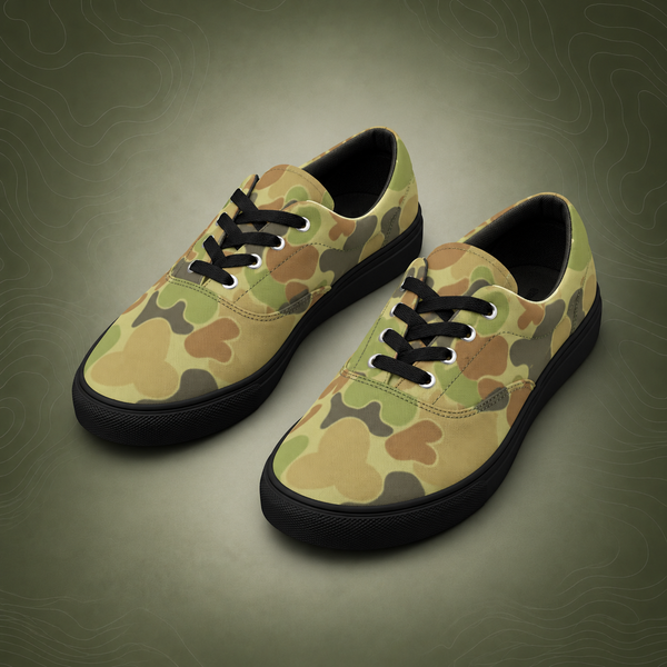 89 Apparel Men’s AusCam lace-up canvas shoes