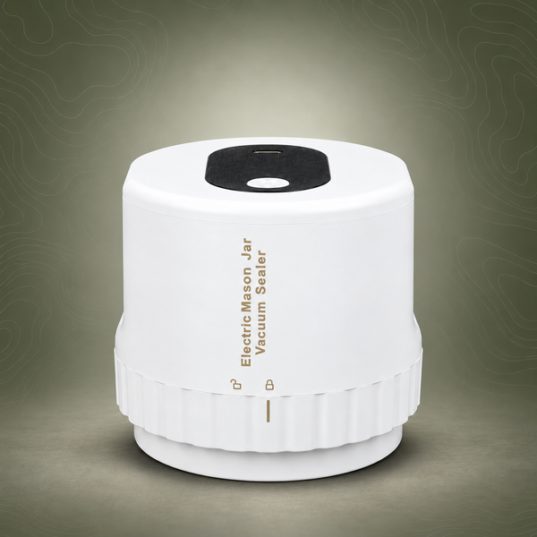 Electric Jar Vacuum Sealer Kit - Rechargeable Mason Jar Food Preservation System