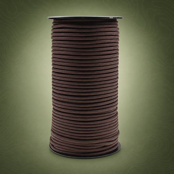 100m Outdoor Paracord Survival Rope - Brown