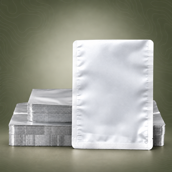 Aluminum Foil Mylar Food Vacuum Seal Bags - 25 x 35cm (100 Pack)