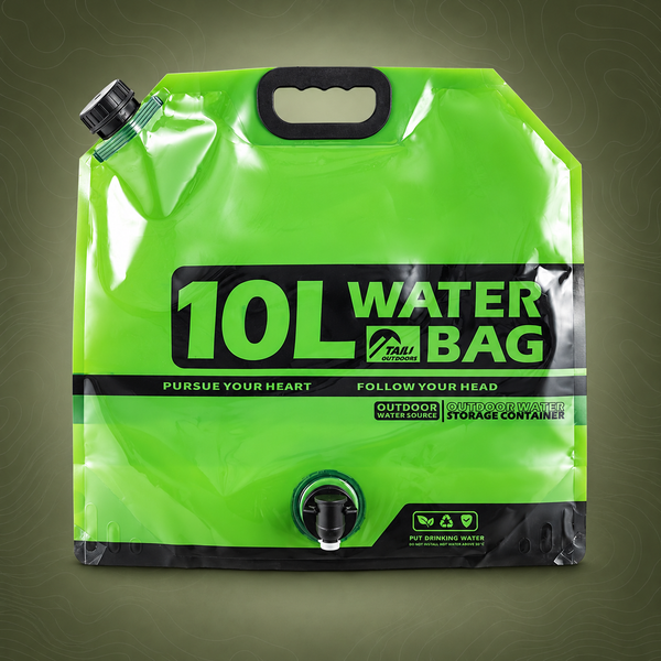 Collapsible Outdoor Water Storage Bag with Tap - 10L
