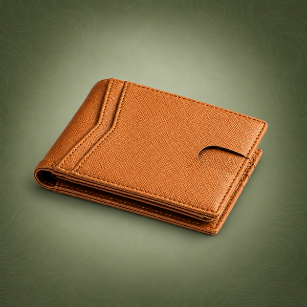 Genuine Leather RFID Blocking Trifold Wallet - Premium Men's Everyday Carry Wallet