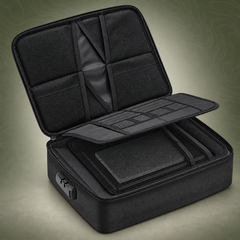 Fireproof & Waterproof Document Organizer Case with Combination Lock