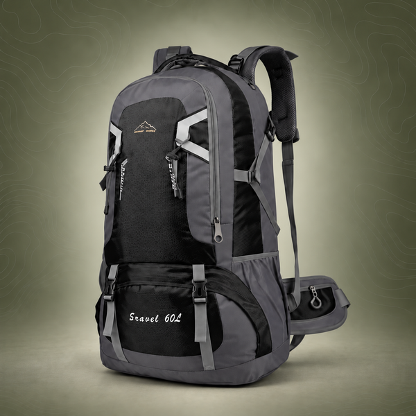 40L Waterproof Outdoor Hiking Backpack Camping Outdoor Trekking Bag(Black)