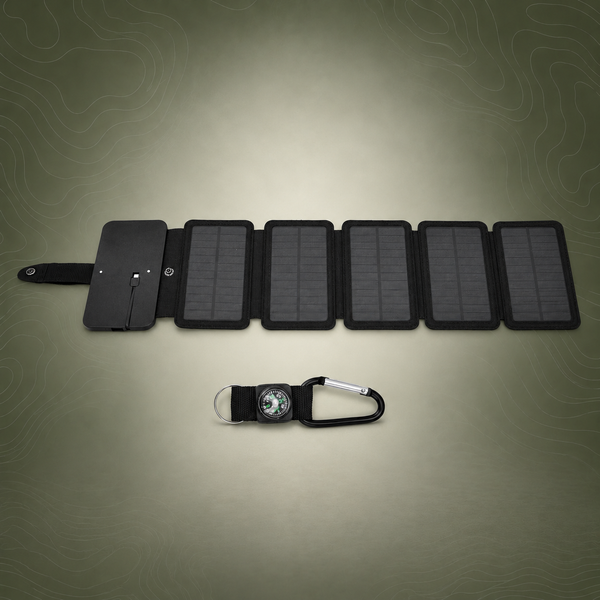 Foldable Direct-Charge Solar Panel – 5V/2A USB Power for Devices & Power Banks